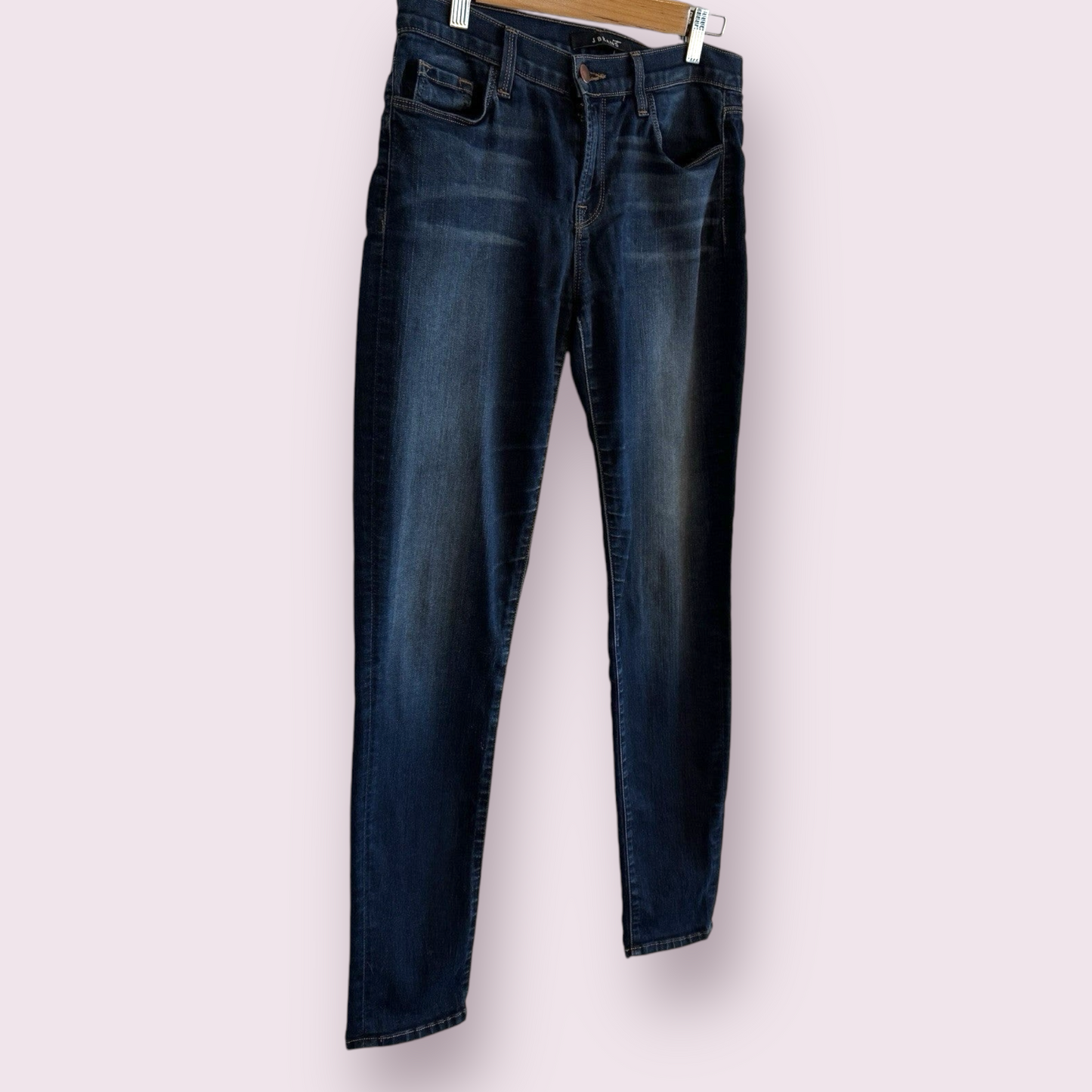 J Brand Dark Blue Denim Size 8-10 UK Skinny Leg Mid Rise Jeans ‘Atlantis’