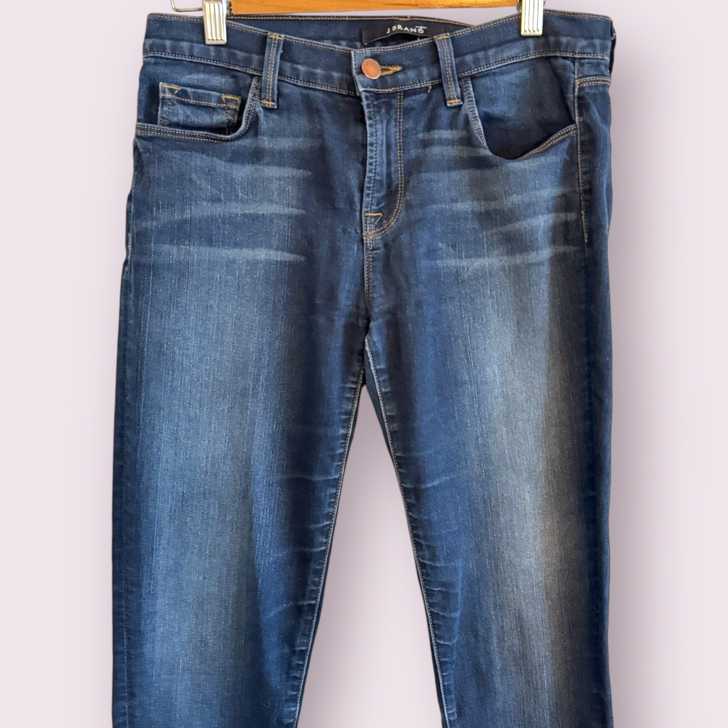 J Brand Dark Blue Denim Size 8-10 UK Skinny Leg Mid Rise Jeans ‘Atlantis’