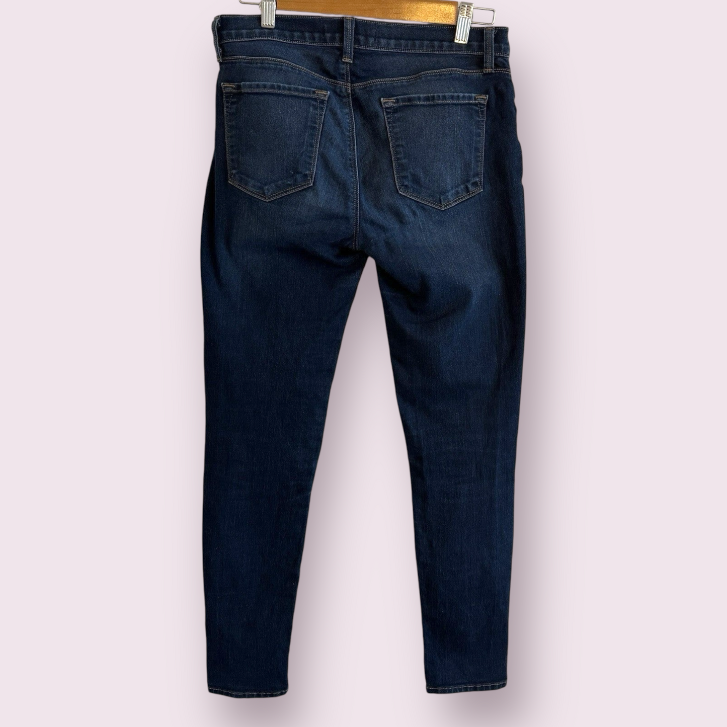 J Brand Dark Blue Denim Size 8-10 UK Skinny Leg Mid Rise Jeans ‘Atlantis’