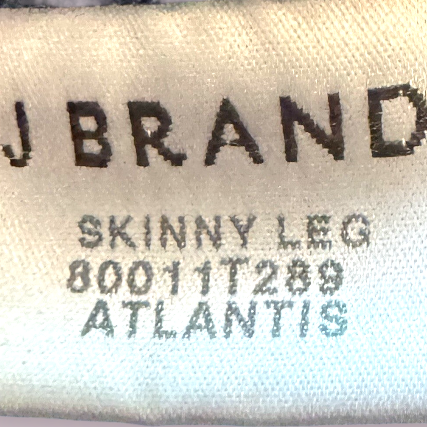 J Brand Dark Blue Denim Size 8-10 UK Skinny Leg Mid Rise Jeans ‘Atlantis’