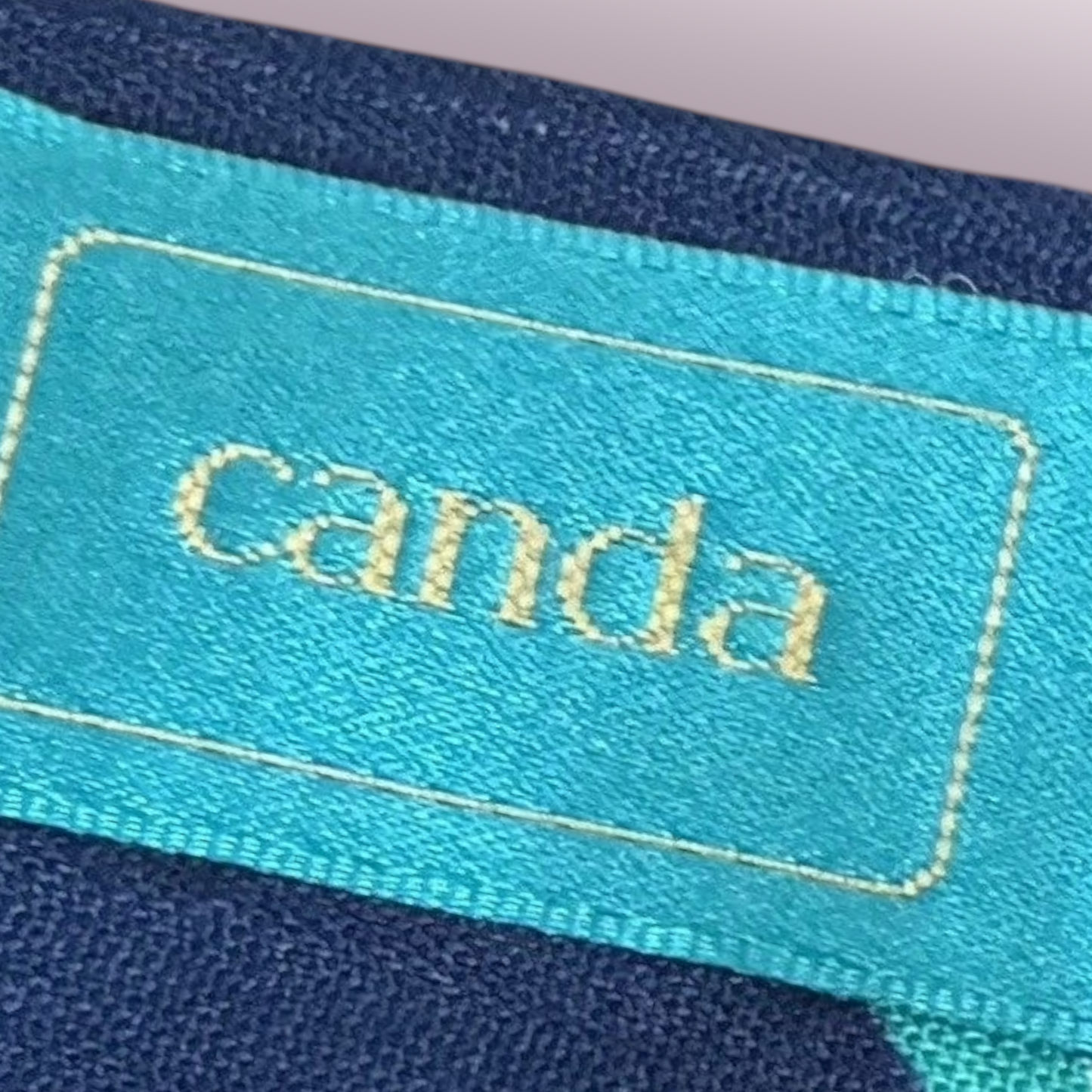 C&A Canda Size 10 UK Pretty Blue Floral Button Down Lined Knee Length Skirt