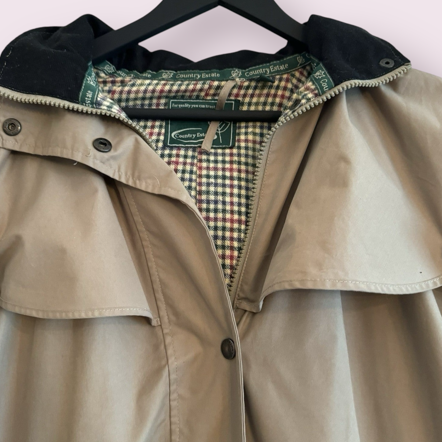 Country Estate Size 12 UK Field Hunting Riding Long Green Anorak