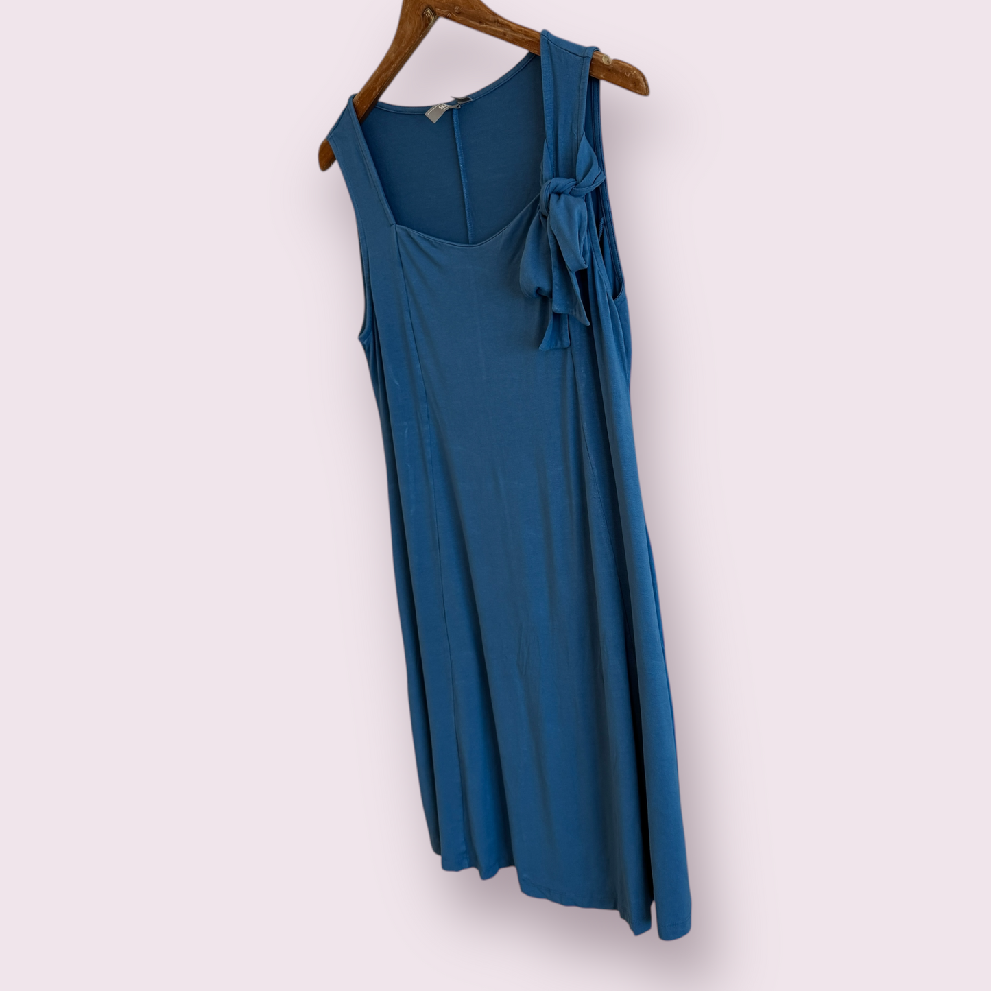 Asos Blue Stretch Size 16 UK Sleeveless Dress Spring Summer