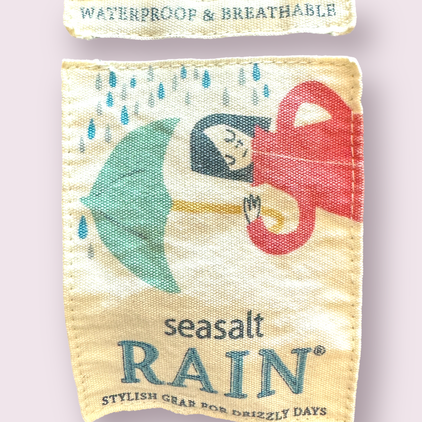 Seasalt Dark Blue Size 14 UK Waterproof Hooded Rain Jacket Coat