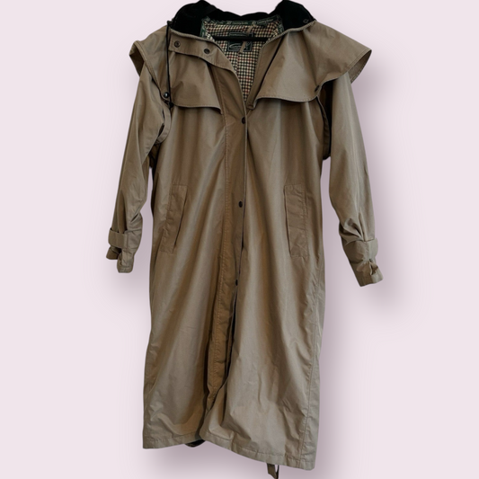 Country Estate Size 12 UK Field Hunting Riding Long Green Anorak