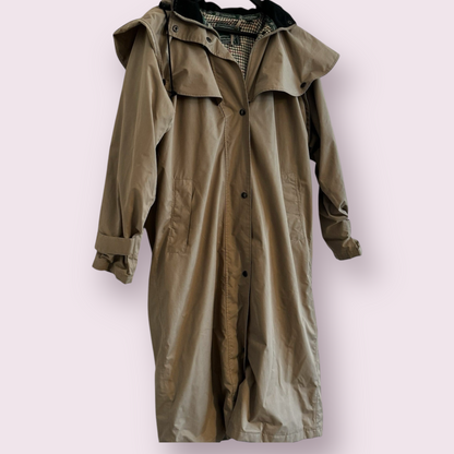 Country Estate Size 12 UK Field Hunting Riding Long Green Anorak