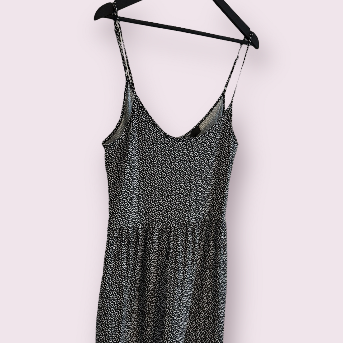 Friends Like These Black Size 16 UK Spotty Maxi Spring Summer Stretch Dress
