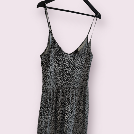 Friends Like These Black Size 16 UK Spotty Maxi Spring Summer Stretch Dress