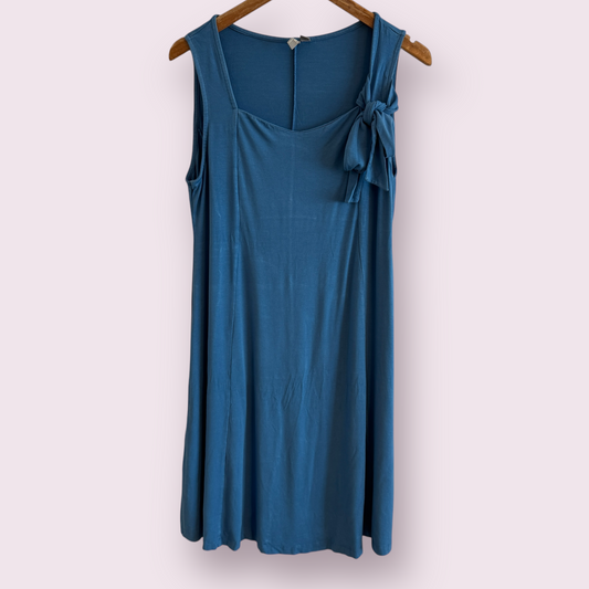 Asos Blue Stretch Size 16 UK Sleeveless Dress Spring Summer