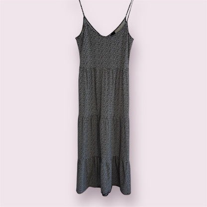 Friends Like These Black Size 16 UK Spotty Maxi Spring Summer Stretch Dress